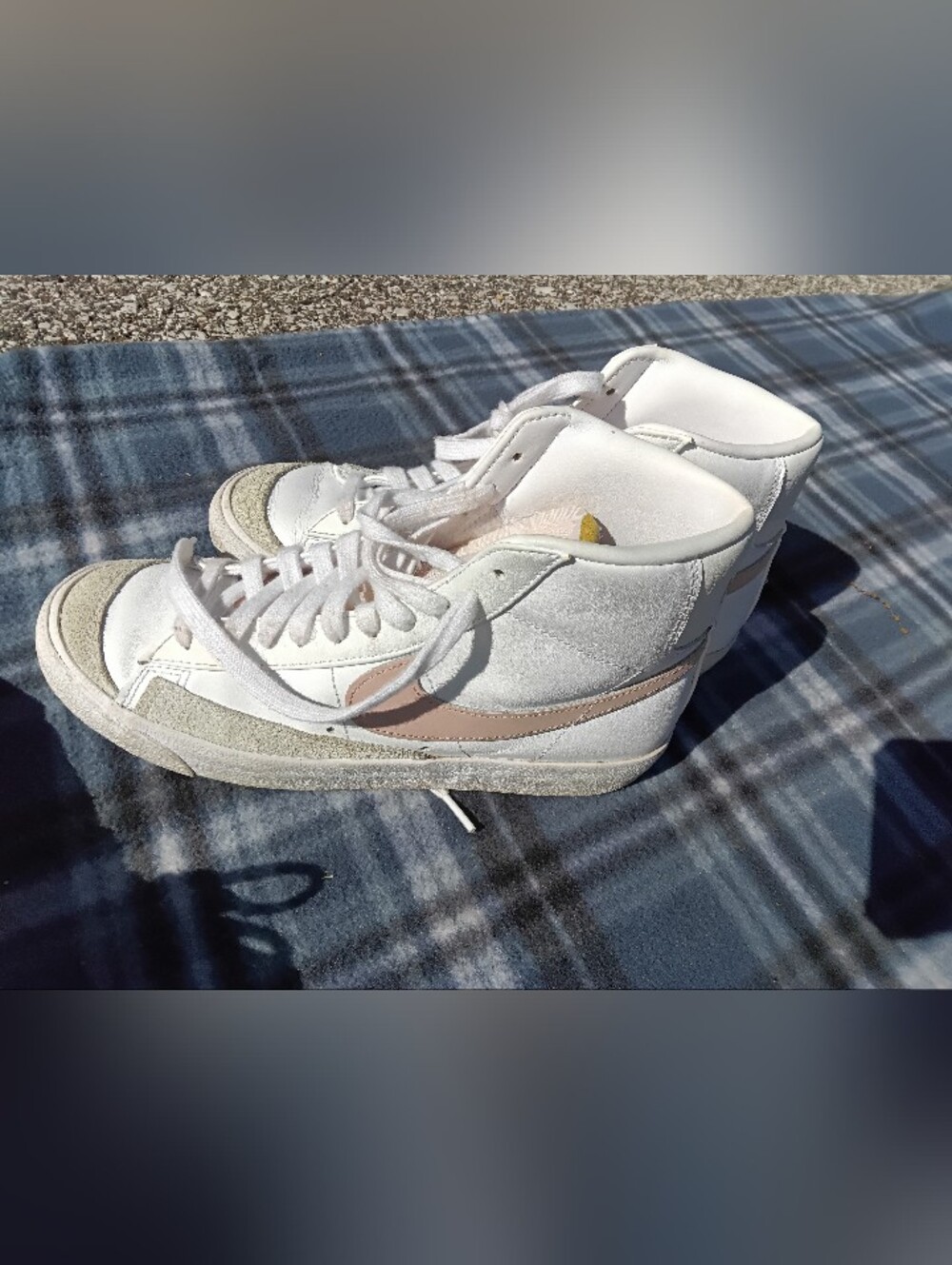 Nike Blazer Mid 77 Vintage Summit White Pink Oxford CZ1055-118 Womens sz8
